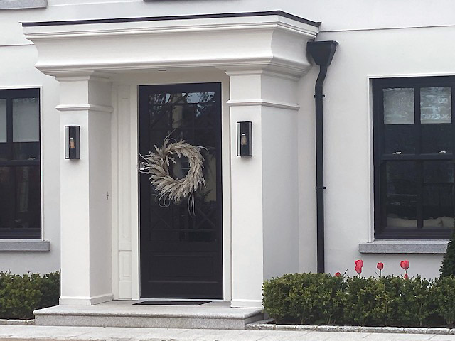 Porch with Glass Reinforced Cement